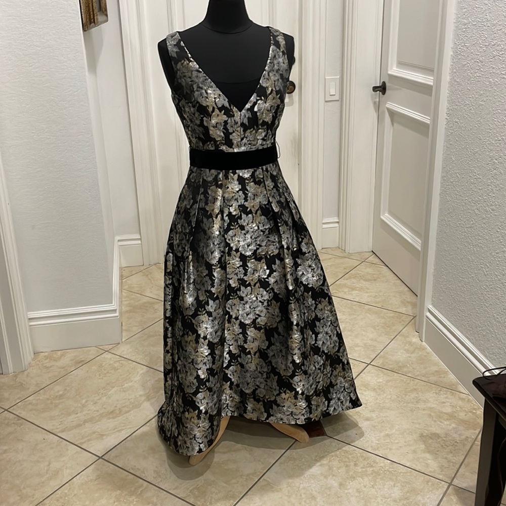 Long formal dress.
